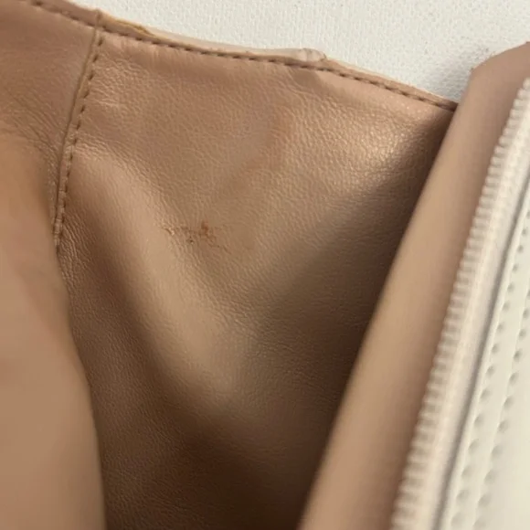 Schutz Bette Stiletto Leather Ankle Bootie in Off-White Size 7B - Picture 13 of 13